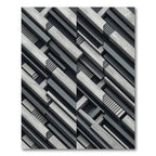 Geometric Concrete Illusion Abstraction Rug