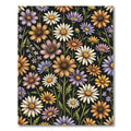 Multicolor Daisy Garden Floral Rug