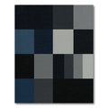 Monochromatic Geometric Square Composition Rug