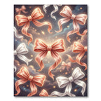Ethereal Rose Gold Ribbon Sky Rug