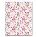 Vibrant Whimsical Figures Abstract Forms Rug