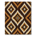 Earthy Diamond Zigzag Organic Rug