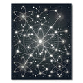 Cosmic Atomic Star Constellation Rug