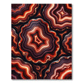 Fiery Agate Geode Slice Rug