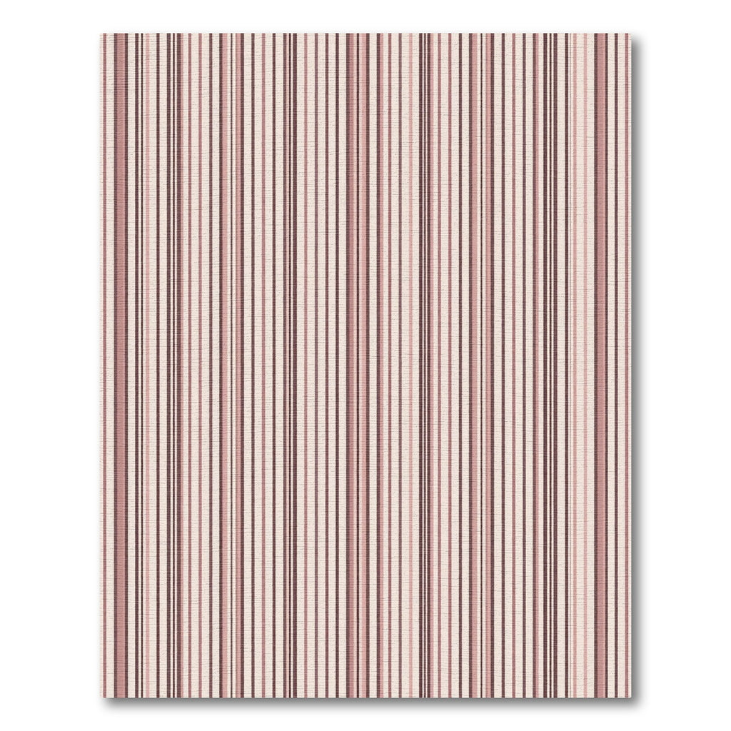 Muted Blush Vertical Stripe Composition Rug