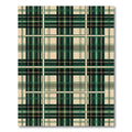 Emerald Green Forest Plaid Checkered Rug