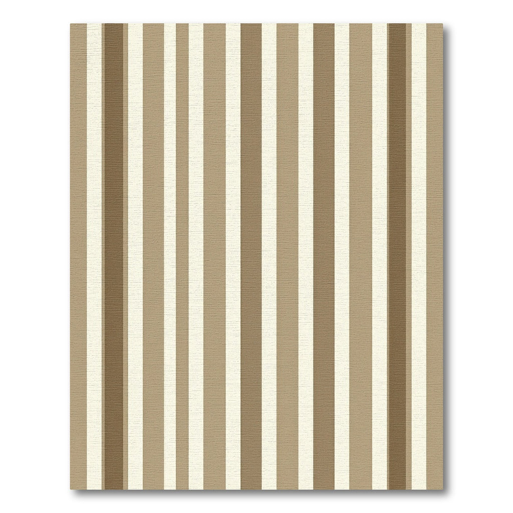 Classic Neutral Stripe Composition Rug