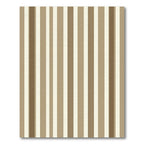 Classic Neutral Stripe Composition Rug