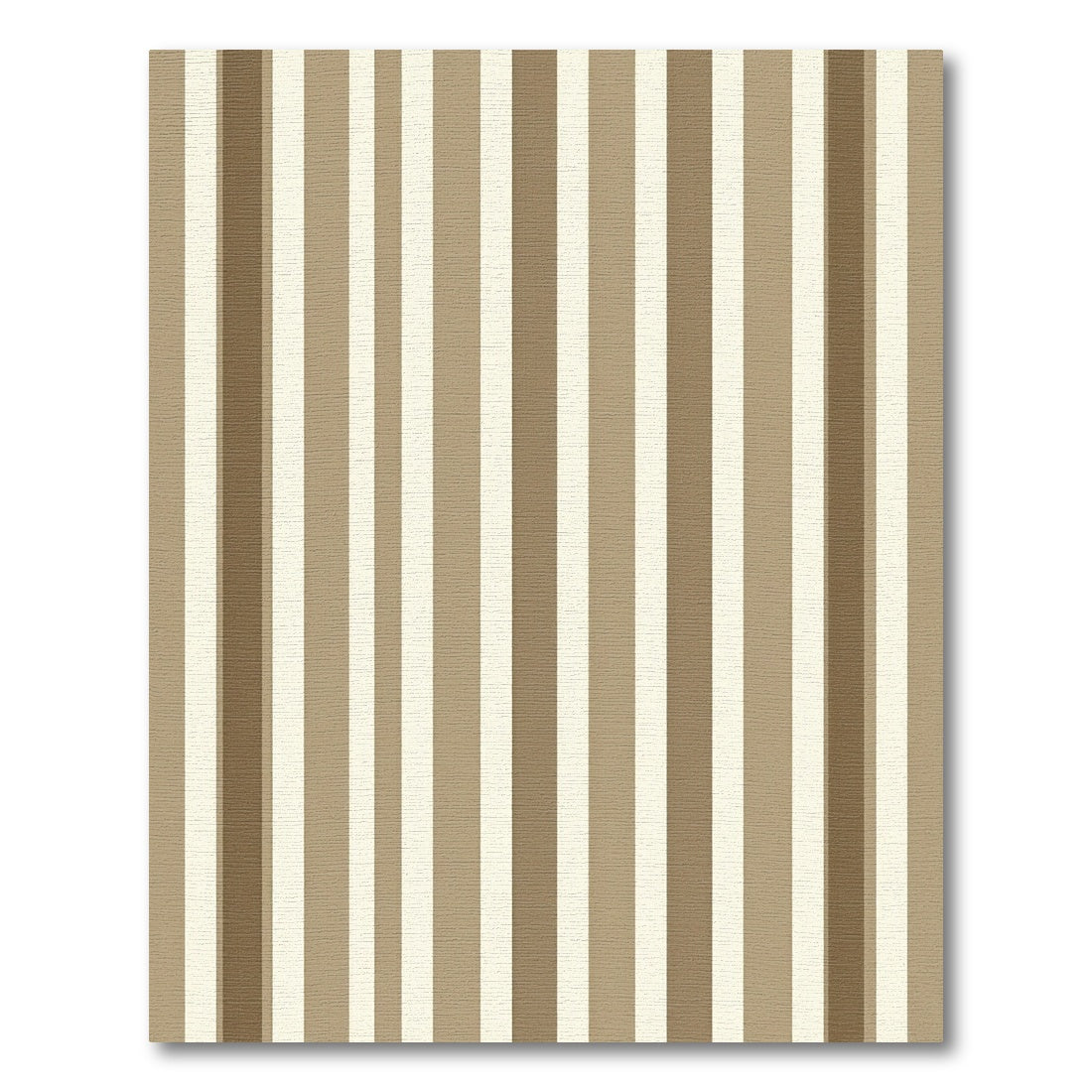 Classic Neutral Stripe Composition Rug