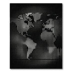Monochrome Halftone Portrait Rug
