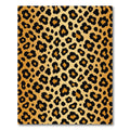 Classic Gold Leopard Animal Spot Rug