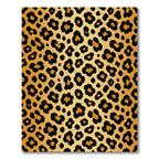 Classic Gold Leopard Animal Spot Rug