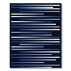 Deep Blue Gradient Stripe Rug
