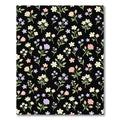 Pink Purple White Floral Sprigs Rug