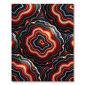 Fiery Agate Slice Swirl Rug