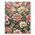 Whimsical Floral Mouse and Butterfly Field Rug