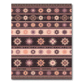 Earthy Sunburst Stripe Folk Inspired Rug