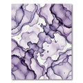 Ethereal Purple Watercolor Abstract Swirl Rug
