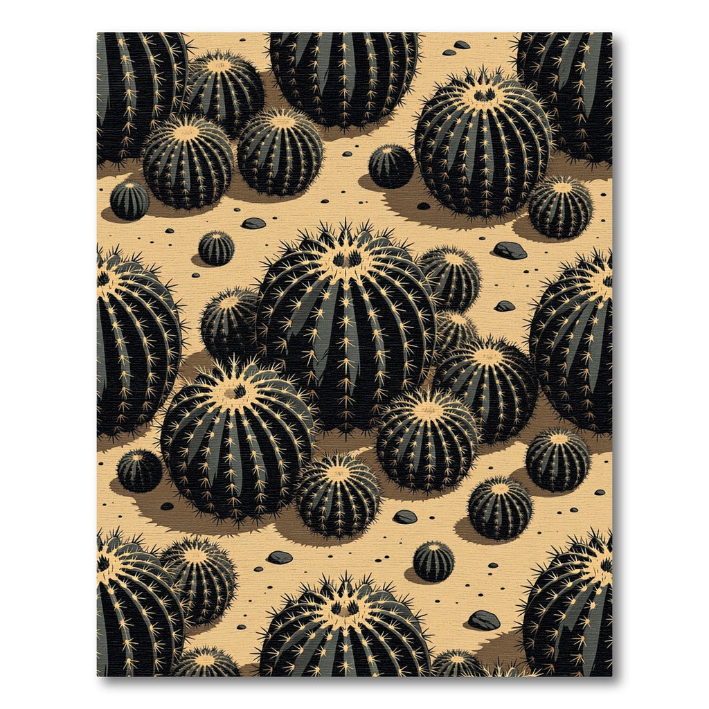Desert Cactus Sphere Collection Rug