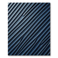 Modern Deep Blue Diagonal Abstract Waves Rug