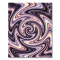 Lavender Purple Swirl Abstract Rug