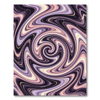 Lavender Purple Swirl Abstract Rug