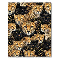 Bold Cheetah Panther Spots Rug