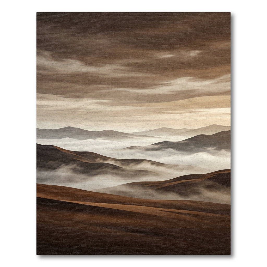 Ethereal Desert Dunes Mist Rug