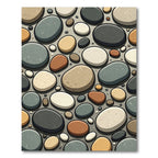 Pebble Mix Earth Tones Oval Medley Rug