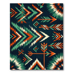 Tribal Arrow Diamond Medley Rug