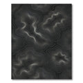 Monochrome Contour Topography Waves Rug