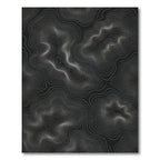 Monochrome Contour Topography Waves Rug