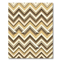 Chevron Neutrals Layered Zig Zag Rug