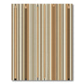 Brown Pencils Vertical Stripes Rug