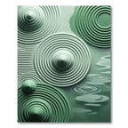 Seafoam Zen Garden Ripples Rug