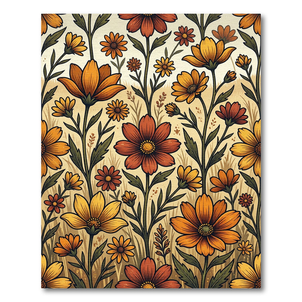 Harvest Floral Arrangement Meadow Rug