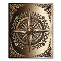 Vintage Floral Compass Medallion Rug