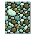 Serene Mint and Earthy Pebble Riverstone Rug