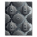 Silver Lantern Oriental Star Rug