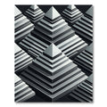 Monochromatic Geometric Step Pyramid Rug