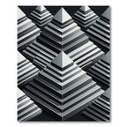 Monochromatic Geometric Step Pyramid Rug