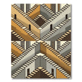 Escher Style Optical Illusion Staircase Rug