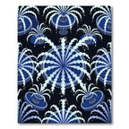 Blue Water Fountain Medallion Rug