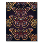 Ethereal Dark Moth Wing Symphony Rug