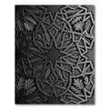 Charcoal Geometric Arabesque Interlace Rug