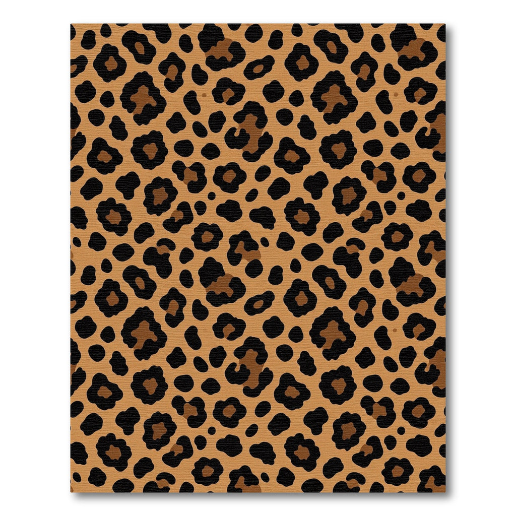 Brown and Black Safari Spots Rug