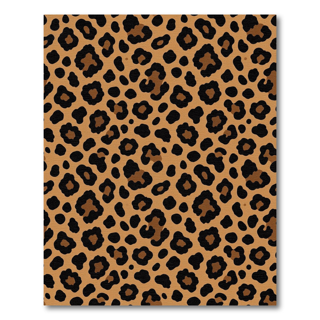 Brown and Black Safari Spots Rug