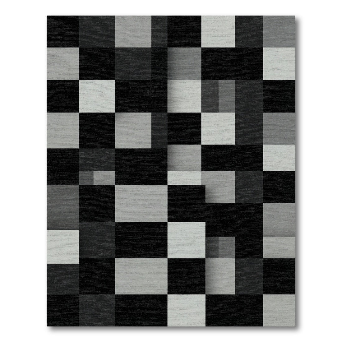 Monochromatic Geometric Squares Rug