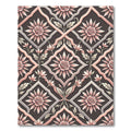 Rose Blossom Lattice Rose Garden Rug