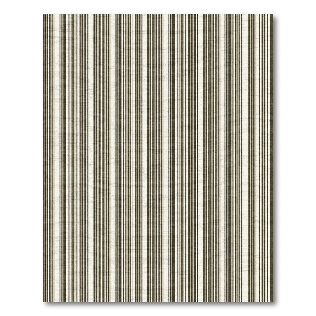 Neutral Tonal Vertical Stripe Rug